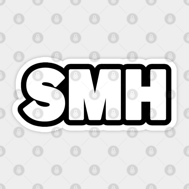 SMH | Text Slang Sticker by tinybiscuits